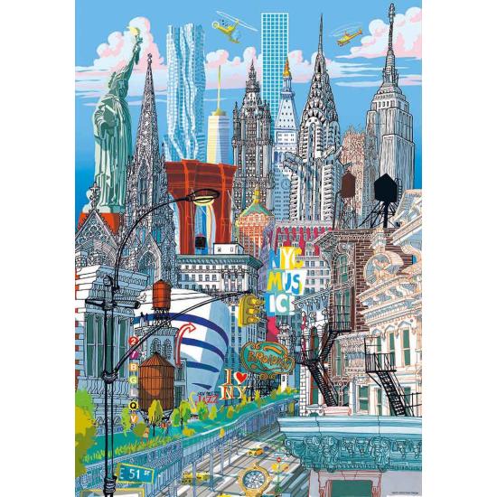 Puzzle 200 pièces Educa City New York