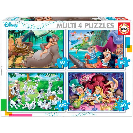 Puzzle Educa Classique Disney Multi Progressif 50+80+100+150 Puzzle Educa Classique Disney Multi Progressif 50+80+100+150