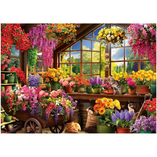 Puzzle Educa Abri De Jardin 1500 pièces
