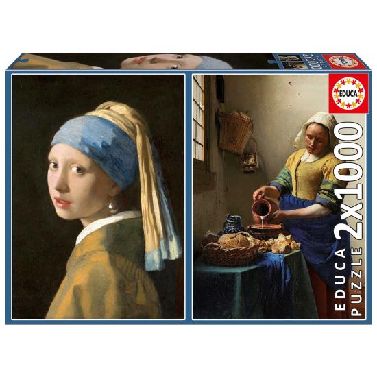 Puzzle Educa Collection Jan Vermeer 2x1000 Pièces Puzzle Educa Collection Jan Vermeer 2x1000 Pièces