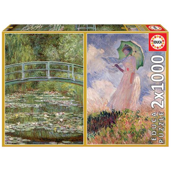 Educa Collection Monet Puzzle 2 x 1000 pièces Educa Collection Monet Puzzle 2 x 1000 pièces