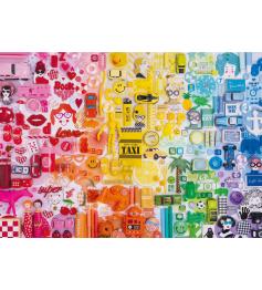 Puzzle Educa Collage De Couleurs 500 pièces