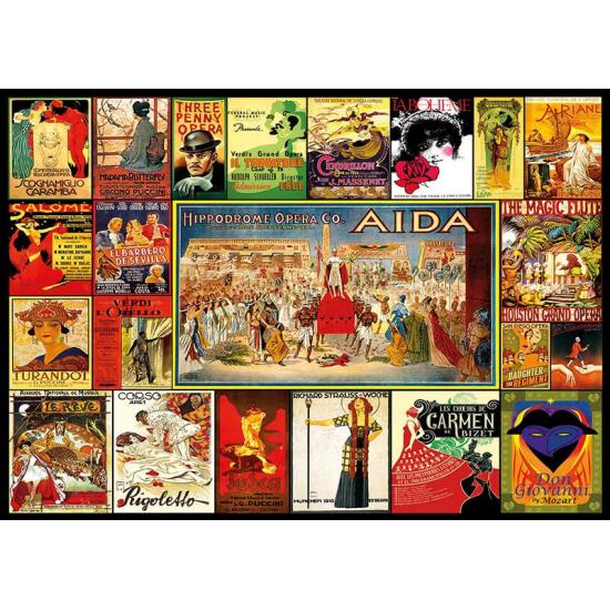 Puzzle Educa Collage d'Opéras 3000 Pièces