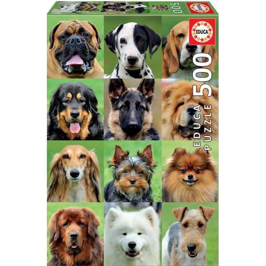 Puzzle Educa Collage de Chiens 500 Pièces