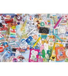 Puzzle Educa Collage De Voyage 1000 pièces