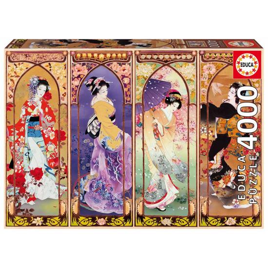 Puzzle collage japonais Educa 4000 pièces