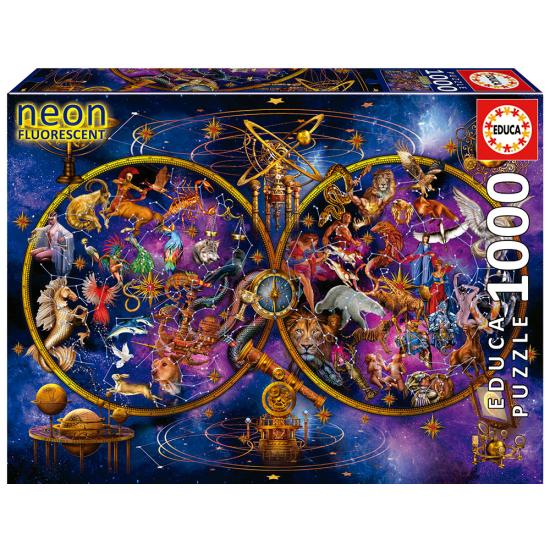Educa Constellations Effet Néon Puzzle 1000 pièces Educa Constellations Effet Néon Puzzle 1000 pièces