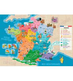 Puzzle Educa Départements de France 150 pièces