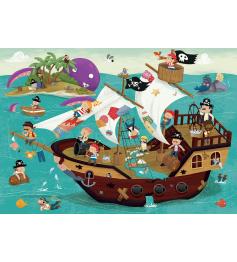 Puzzle Educa Détectives pirates XXL 50 pièces