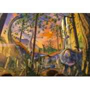 Puzzle Educa Dinosaures curieux 500 pièces