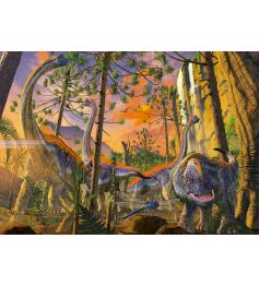 Puzzle Educa Dinosaures curieux 500 pièces