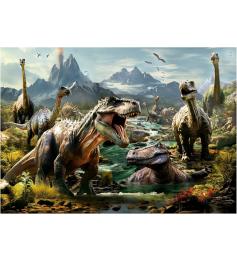 Puzzle Educa Dinosaures Féroces de 1000 pièces