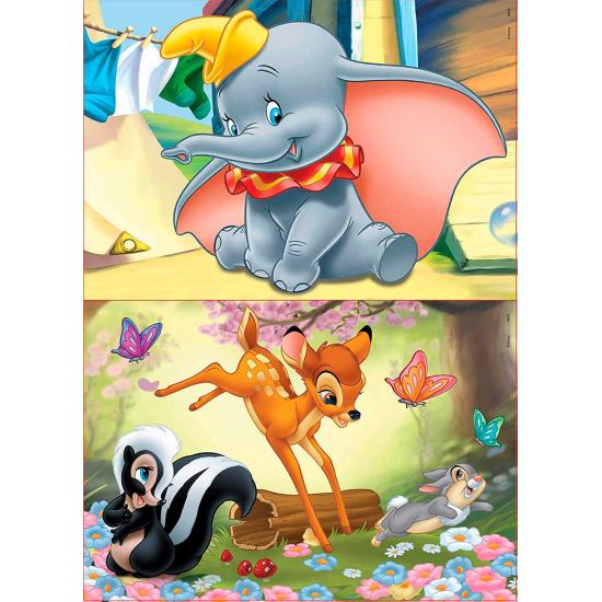 Puzzle Educa Disney Animaux 2 x 16 pièces Bois