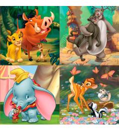Puzzle Educa Disney Animaux Progressif 12+16+20+25 Pcs