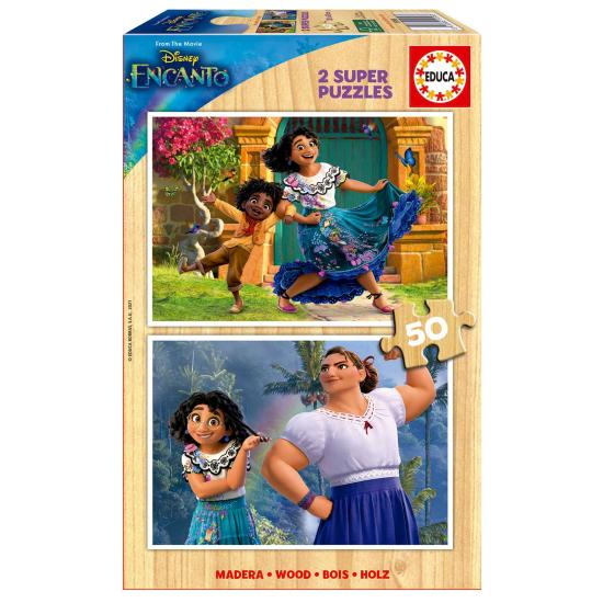 Puzzle Educa Disney Charm 2 x 50 Pcs Bois