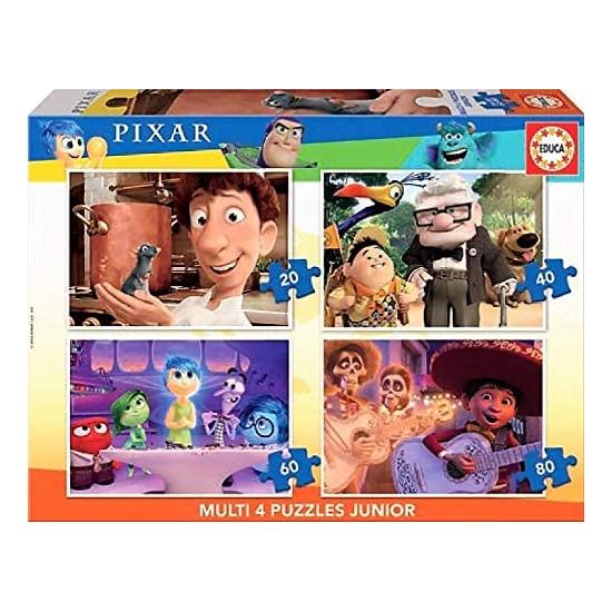 Educa Disney Pixar Puzzle Multi Progressif 20+40+60+80 pcs