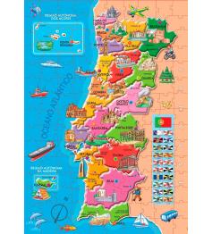 Puzzle Educa Districts du Portugal 150 pièces