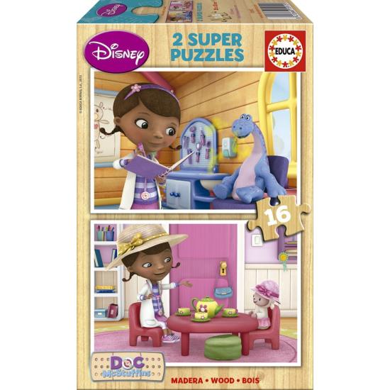 Puzzle Educa Doctor Toys 2 x 16 pièces