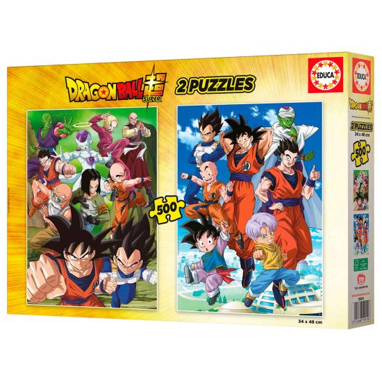 Educa Puzzle Dragon Ball de 2 x 500 pièces Educa Puzzle Dragon Ball de 2 x 500 pièces