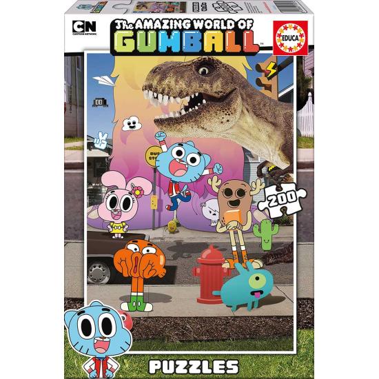 Puzzle Educa Le Monde Incroyable de Gumball 200 pièces