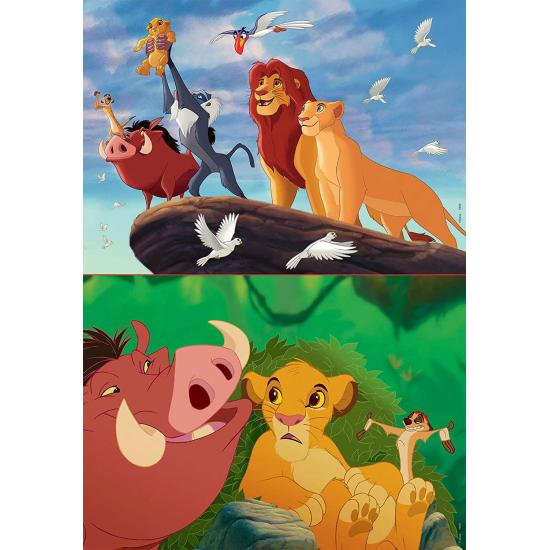 Puzzle Educa Le Roi Lion 2 x 48 pièces