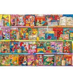 Puzzle Educa Le Coin Des Livres Drôles Et Kitsch 1500 pièces