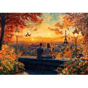 Puzzle Educa Amoureux À Paris 1500 pièces