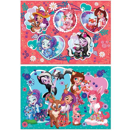 Puzzle Educa Enchantimals 2 x 100 pièces