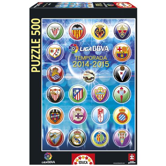 Puzzle Educa Boucliers de la Ligue Espagnole de Football Profess