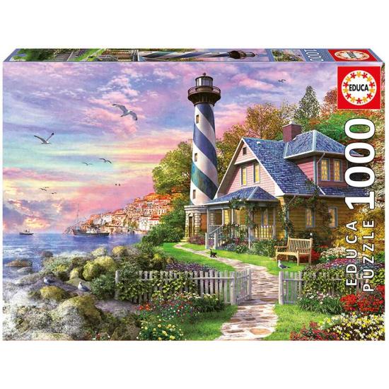 Educa Puzzle Phare à Rock Bay 1000 pièces