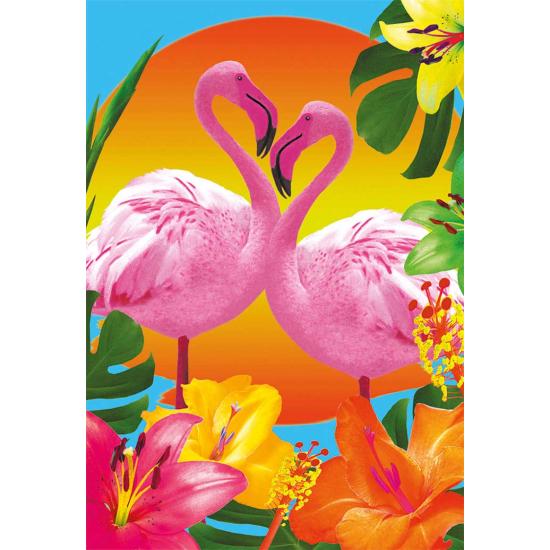 Puzzle Educa Flamants Roses 500 Pièces