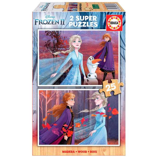 Puzzle Educa Frozen 2 de 2 x 25 pièces