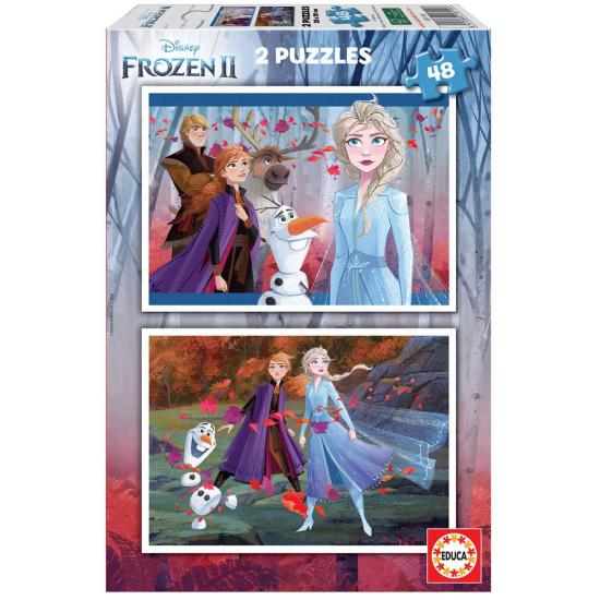 Puzzle Educa Frozen 2 de 2 x 48 pièces