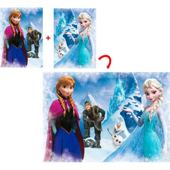 Puzzle Educa Frozen 2 x 500 de 1000 pièces