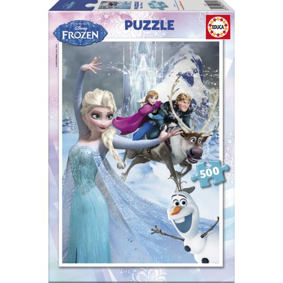 Puzzle 500 pièces La Reine des neiges Educa