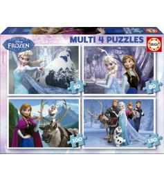 Educa La Reine des Neiges Multi Progressif Puzzle 50+80+100+150