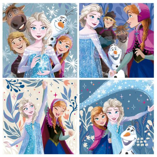 Puzzle Educa Frozen Progressif 12+16+20+25 Pzs