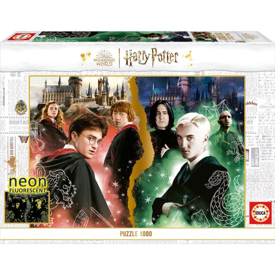 Puzzle Educa Harry Potter Duel Effet Néon 1000 Pièces