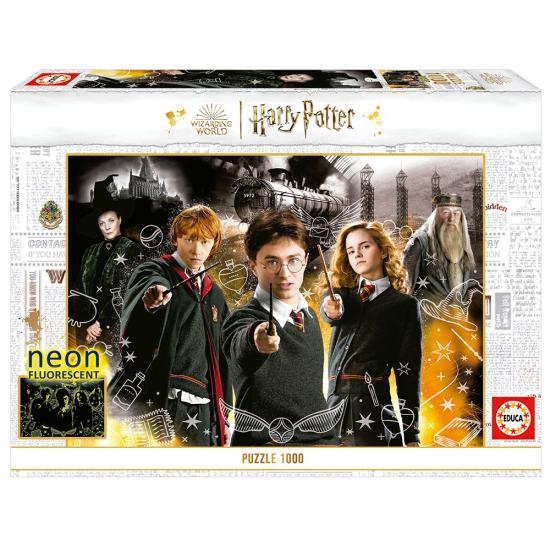 Puzzle Educa Harry Potter Effet Néon 1000 Pièces