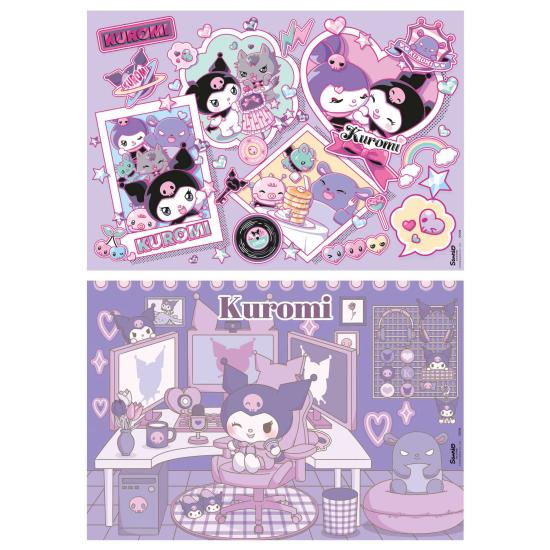 Puzzle Educa Hello Kitty Kuromi 2 x 50 mcx Bois
