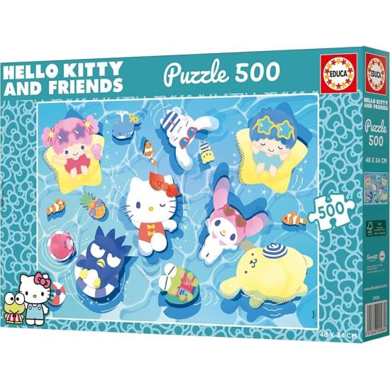 Puzzle Educa Hello Kitty Piscine 500 pièces