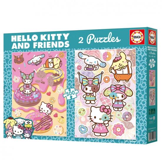 Educa Puzzle Hello Kitty Beignets 2 x 500 pièces