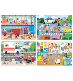 Puzzle Educa Heroes in Action Multi Progressif 20+40+60+80 pcs