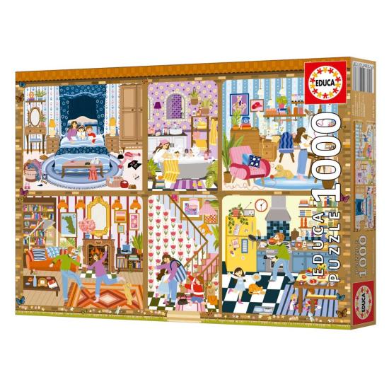 Puzzle Educa Home Sweet Home 1000 pièces