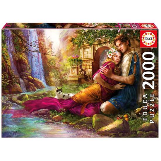 Puzzle Educa Secret Garden of Love 2000 pièces