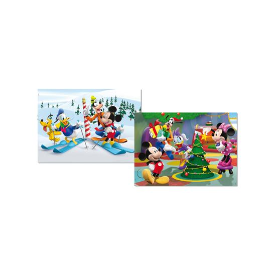 Puzzle Educa Mickey Mouse House 2 x 48 pièces