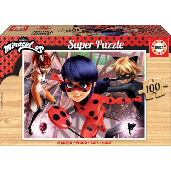 Educa Puzzle Coccinelle 100 pièces Bois