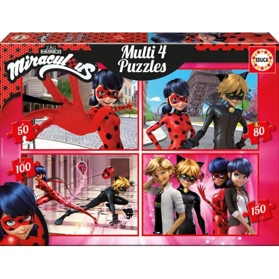 Educa Coccinelle Multi Progressif Puzzle 50+80+100+150 pcs