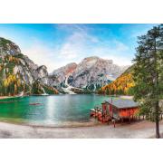 Educa Lac Braies en automne Puzzle 3000 pièces