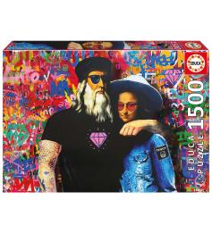 Puzzle Educa Leo y Lisa 1500 pièces